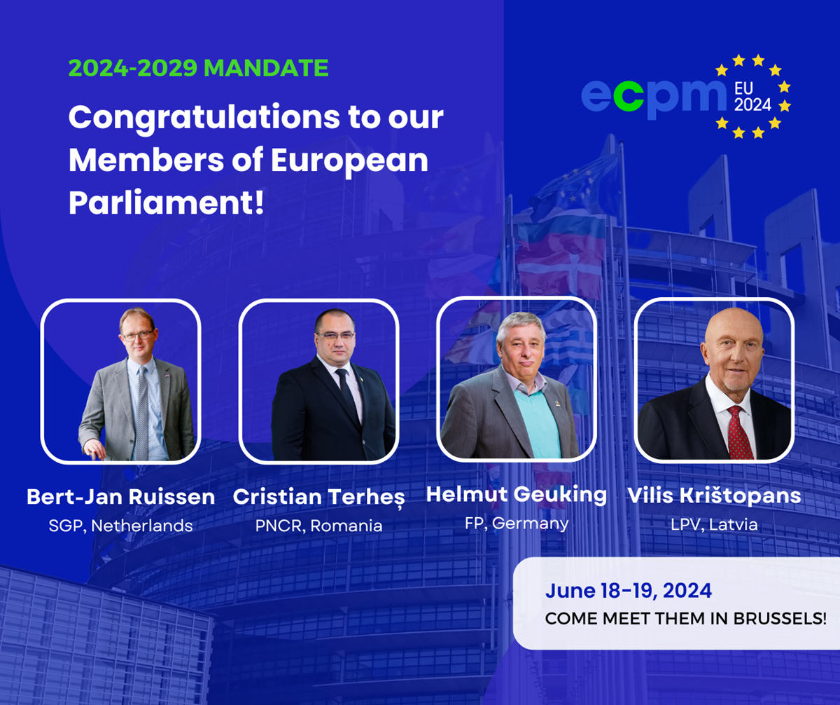 ECPM retains four seats in the European Parliament